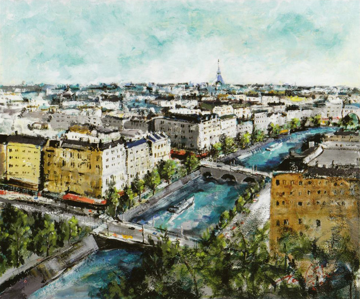 一枚の繪 －－ヨーロッパの街並みを描く－ 伊藤 直 油絵展